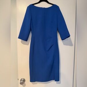 LK Bennett Royal Blue shift Sleeve Dress